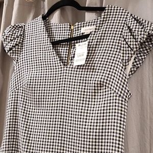 nwt calvin klein gingham dress